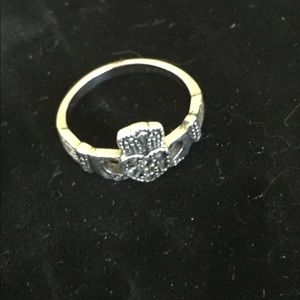 Sterling Silver Claddagh Ring - Size 6